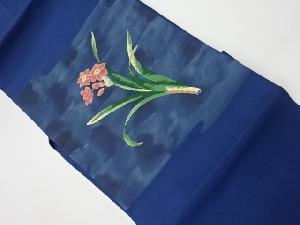 リサイクル　花模様織出し名古屋帯